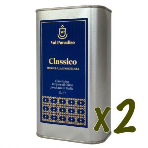Olio Extravergine di oliva Classico Val Paradiso – 2 Litri (2 lattine da 1 litro)