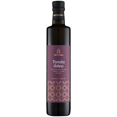 Vendita olio di oliva extravergine Biologico IGP di Sicilia - Monovarietale "Tonda Iblea" - 2 BOTTIGLIE da 0,50 LITRI