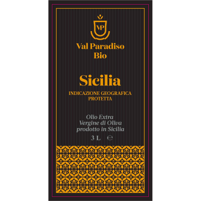 Olio Extravergine di oliva Bio IGP Sicilia - 3 L