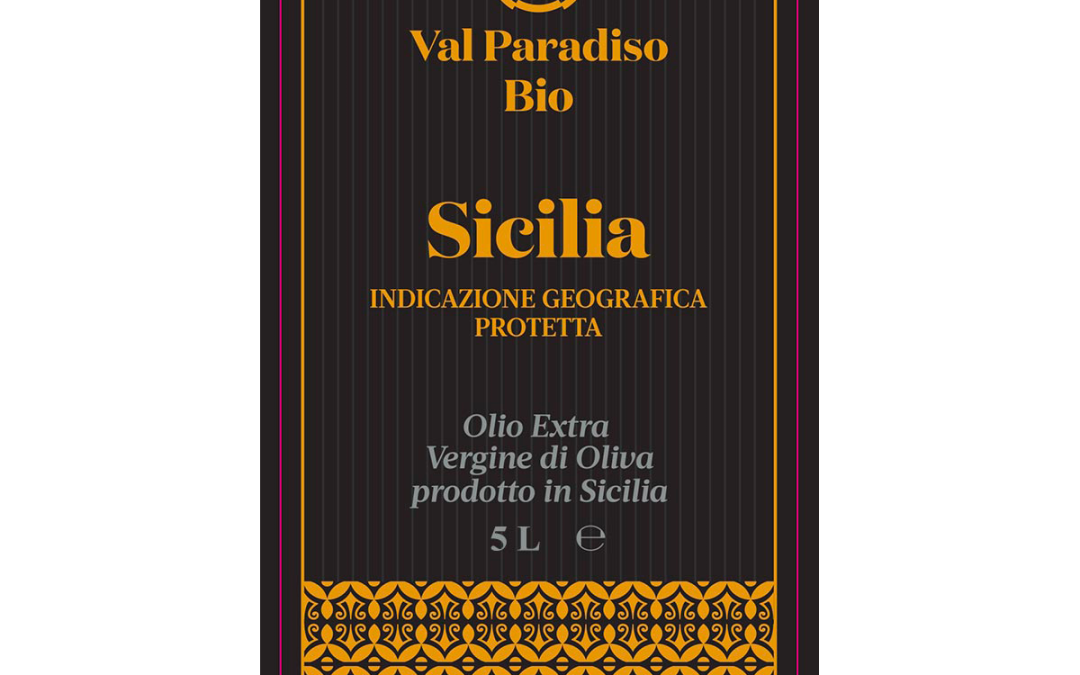 Olio Extravergine di oliva Bio IGP Sicilia – 5 L