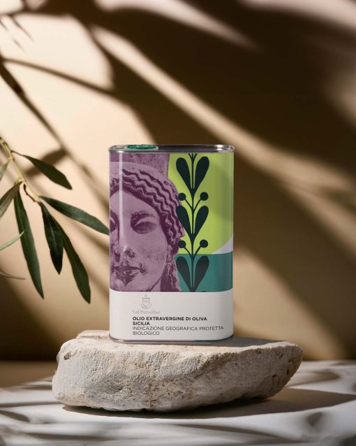 Olio Extravergine di oliva Biologico IGP SICILIA "Agrigento - Capitale della Cultura" - 2 litri (2 lattine da 1 litro) - immagine 3